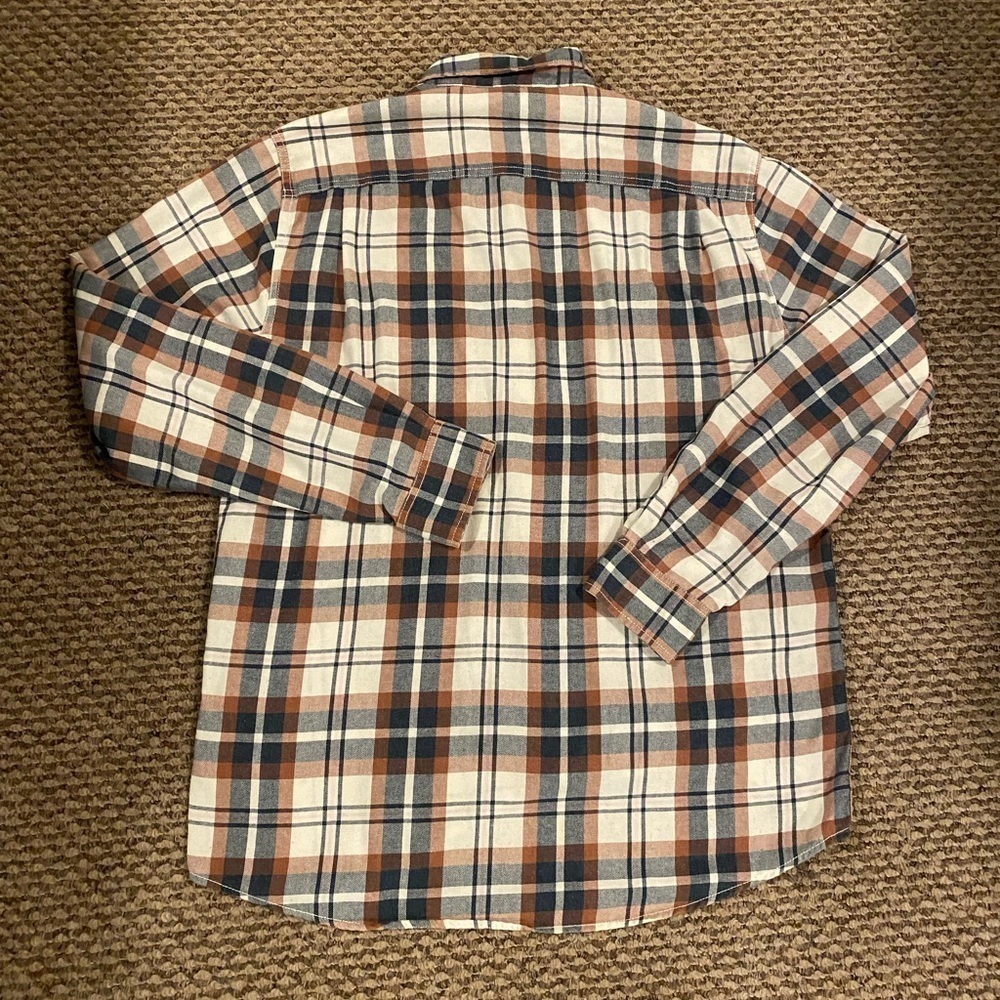 WEATHERPROOF plaid long sleeve button down shirt size large - Picture 2 of 3